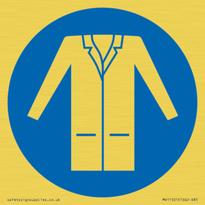 Custom Mandatory: Wear a lab coat